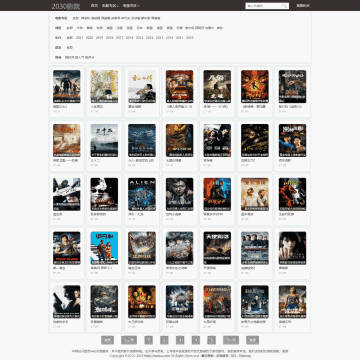 自适应通用型电影站苹果CMS网站模板